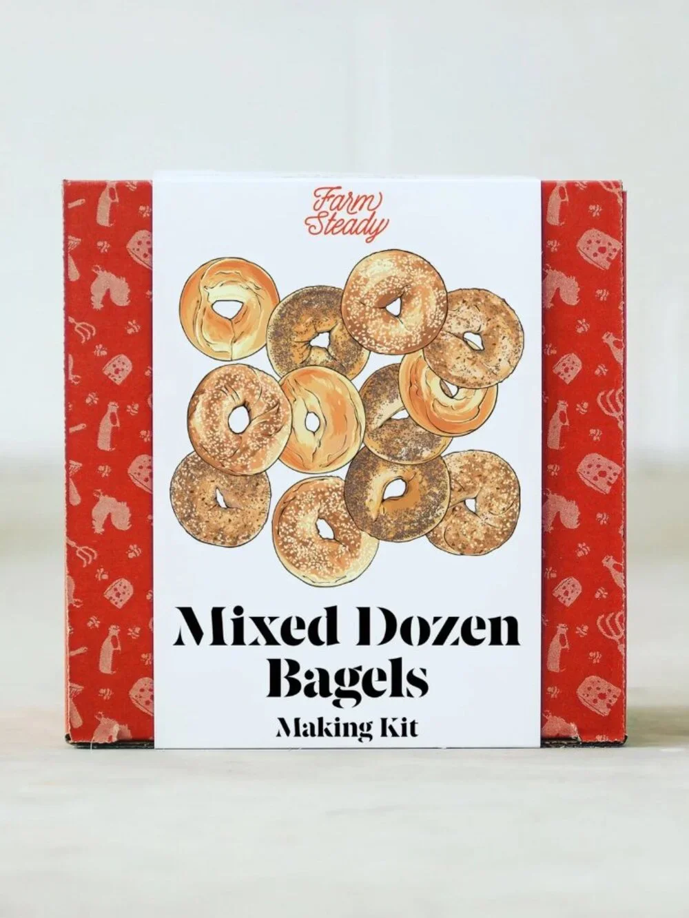 Farm Steady Mixed Dozen Bagel Kit, NIB
